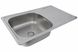 Кухонна мийка з нержавіючої сталі прямокутна Platinum САТИН 7848 (0,8/180 мм) 11507 фото 4