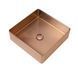 Умивальник Platinum Handmade PVD мідний 400x400 мм 23601 фото 1