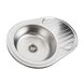 Кухонна мийка з нержавіючої сталі Platinum ДЕКОР 7750 (0,8/180 мм) 11697 фото 2