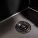 Кухонна мийка 58*43 PVD чорна Valeso Handmade (сифон круглий, 3,0/0,8) 45924 фото 6