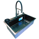 Комплект кухонної мийки Kraft HM 7546 NANO BLACK S3600 фото 6