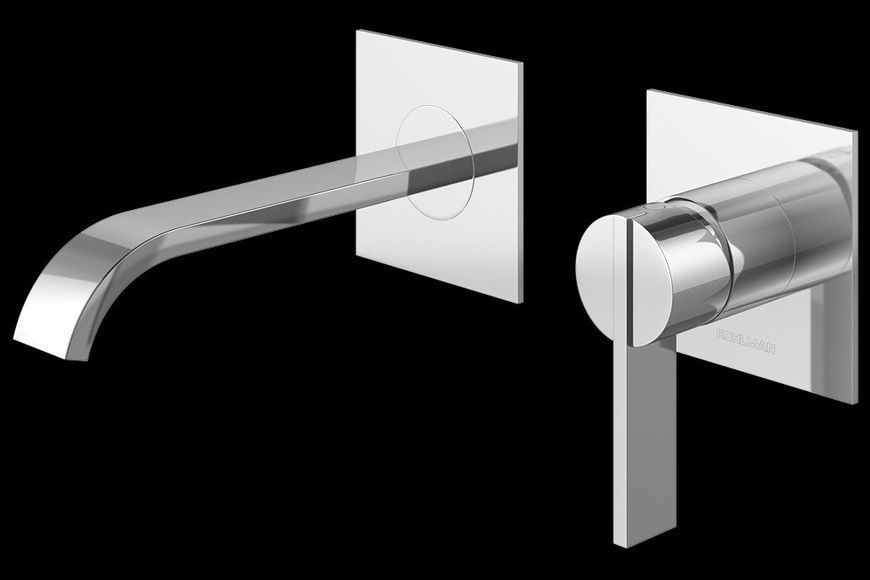Змішувач для раковини (умивальника) KOHLMAN DEXAME CHROME + BOX прихованого монтажу QW183D фото