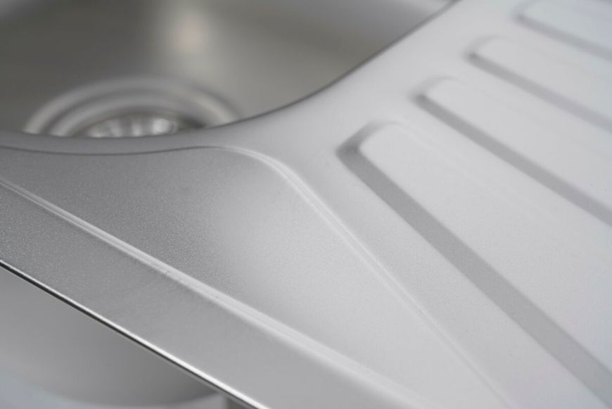 Кухонна мийка з нержавіючої сталі прямокутна Platinum САТИН 7848 (0,8/180 мм) 11507 фото