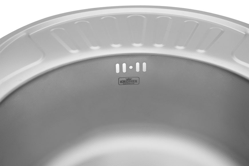 Кухонна мийка Kroner KRP Dekor - 5745 (0.8 мм) CV022774 фото
