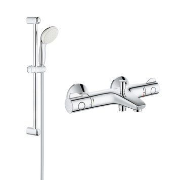 Змішувач для ванни Grohe Grohtherm 800 34567000 з душовим гарнітуром 27948001 (34567001) CV032204 фото