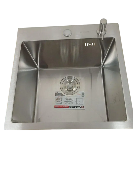 Комплект кухонної мийки Valeso Handmade ECN - 5050HM (2,0/0,5) S4763 фото
