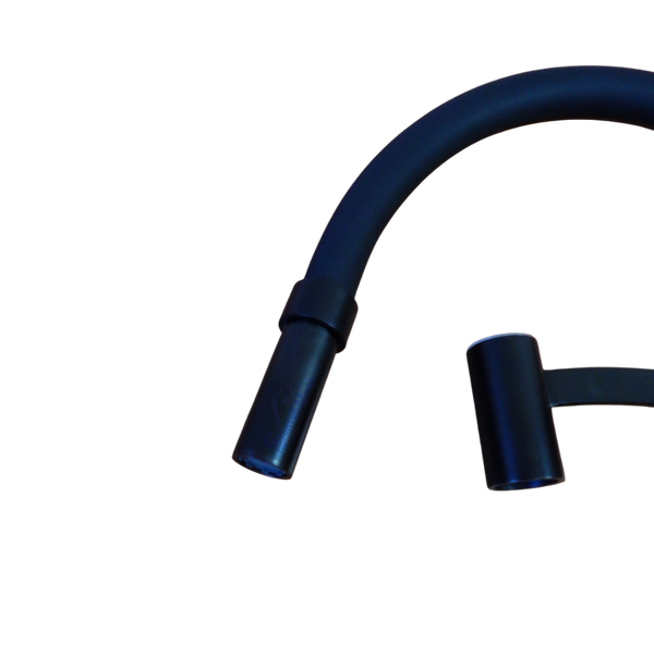 Комплект кухонної мийки Kraft HM 50х50 NANO BLACK (DECOR) PVD (3.0/1.0 мм) S3551 фото