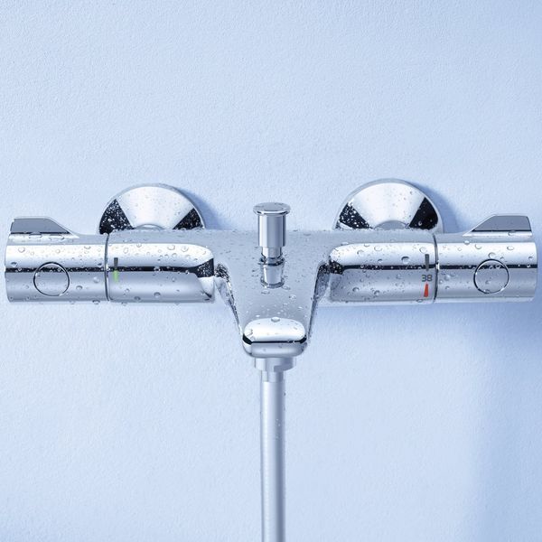 Змішувач для ванни Grohe Grohtherm 800 34567000 з душовим гарнітуром 27948001 (34567001) CV032204 фото