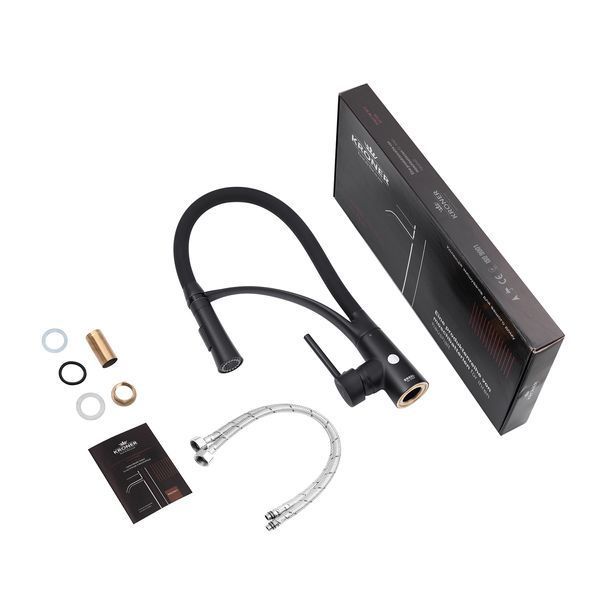 Змішувач для кухні Kroner KRP Ersel - SCH03393BLK CV033799 фото