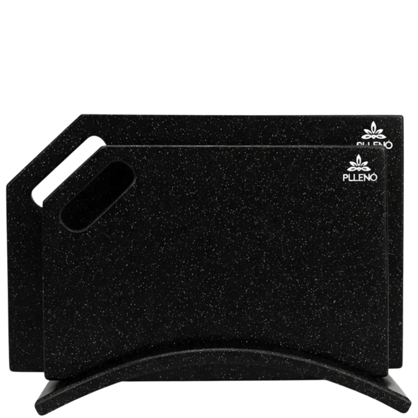 Комплект кухонної мийки Kraft NANO BLACK PVD HS60*45 (3.0/1.0 мм) декор S3752 фото