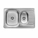 Кухонна мийка з нержавіючої сталі Platinum САТИН 7850D (0,8/180 мм) 11702 фото 1
