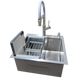 Комплект кухонної мийки Kraft KRF 5050 decor (3.0/1.0 мм) S3702 фото 2