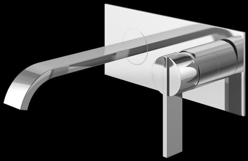 Змішувач для раковини (умивальника) KOHLMAN DEXAME CHROME + BOX прихованого монтажу QW185D фото