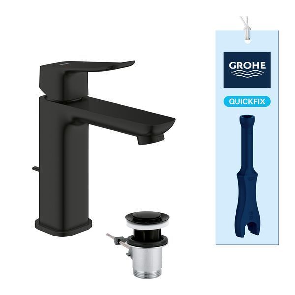 Змішувач для раковини Grohe QuickFix Dice M-Size 1018322430 з донним клапаном CV036184 фото