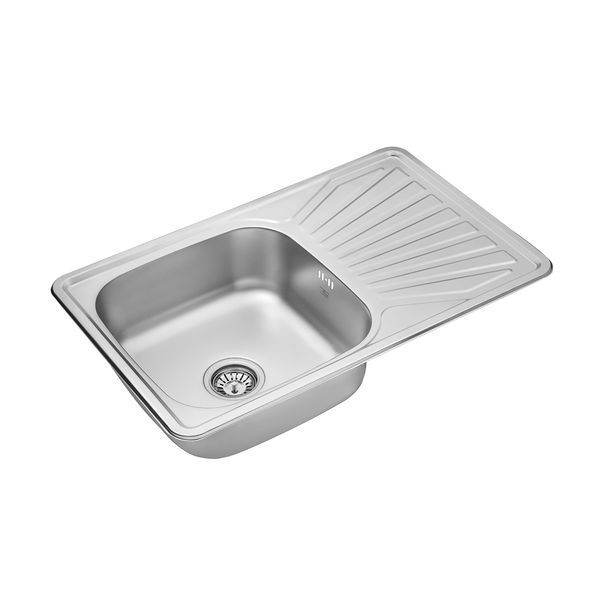 Кухонна мийка Kroner KRP Satin - 7848 (0.8 мм) CV022789 фото