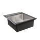 Кухонна мийка Platinum Handmade BLACK GLASS 600x510x200 23641 фото 4