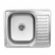 Кухонна мийка з нержавіючої сталі Platinum САТИН 5848 (0,8/180 мм) 11706 фото 1