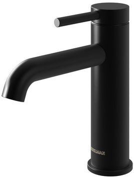 Смеситель для раковины (умывальника) KOHLMAN AXEL BLACK QB105AB фото