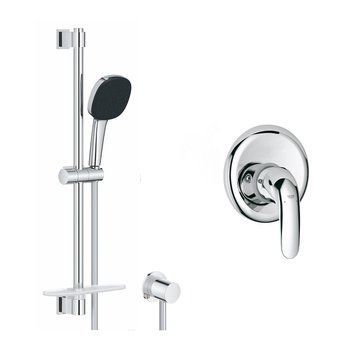 Душова система Grohe Euroeco з гарнітуром Vitalio Comfort 110 та шланговим підключенням 3274226929 CV036744 фото