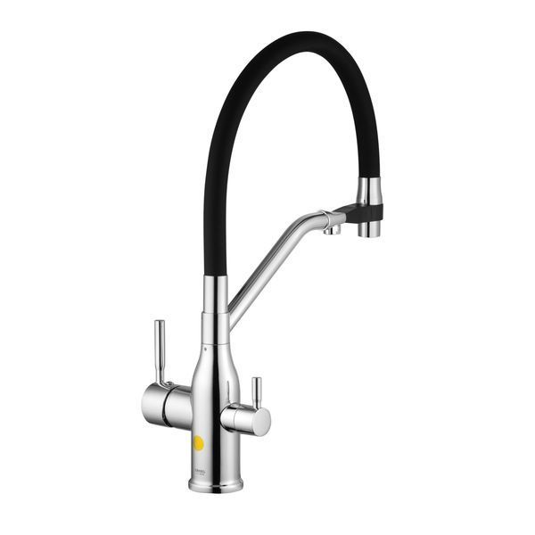 Смеситель для кухни Kroner KRP Kuche - C03816BLK CV035576 фото