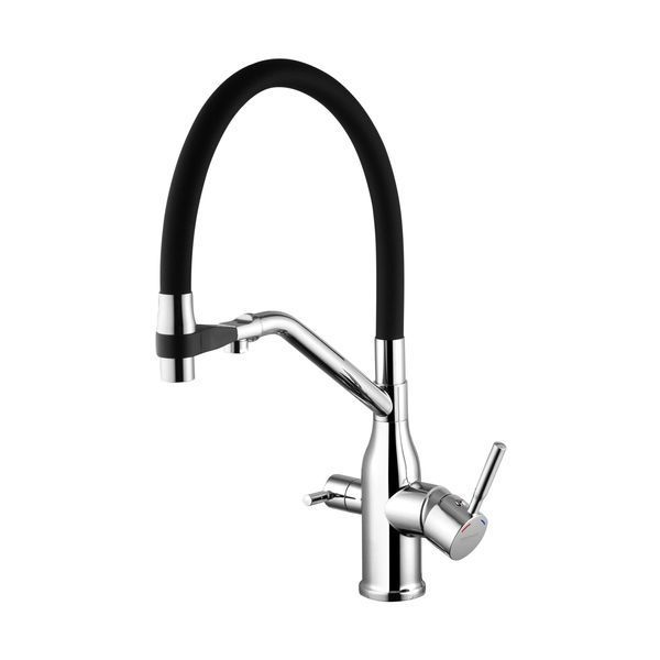 Смеситель для кухни Kroner KRP Kuche - C03816BLK CV035576 фото
