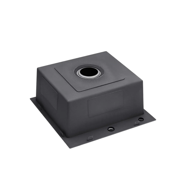 Комплект кухонної мийки Kraft HM 50х50 NANO BLACK (DECOR) PVD (3.0/1.0 мм) S5143 фото