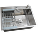 Комплект кухонної мийки Kraft KRF 6045 DECOR (3.0/1.0 мм) S3754 фото 2