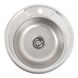 Кухонна мийка з нержавіючої сталі Platinum ДЕКОР 450 (0,6/170 мм) 11518 фото 1