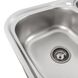 Кухонна мийка з нержавіючої сталі закруглена Platinum САТИН 7848D (0,8/180 мм) 11716 фото 3