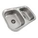 Кухонна мийка з нержавіючої сталі закруглена Platinum САТИН 7848D (0,8/180 мм) 11716 фото 5