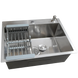 Комплект кухонної мийки Kraft KRF 6045 DECOR (3.0/1.0 мм) S3754 фото 3
