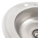 Кухонна мийка з нержавіючої сталі Platinum ДЕКОР 450 (0,6/170 мм) 11518 фото 5