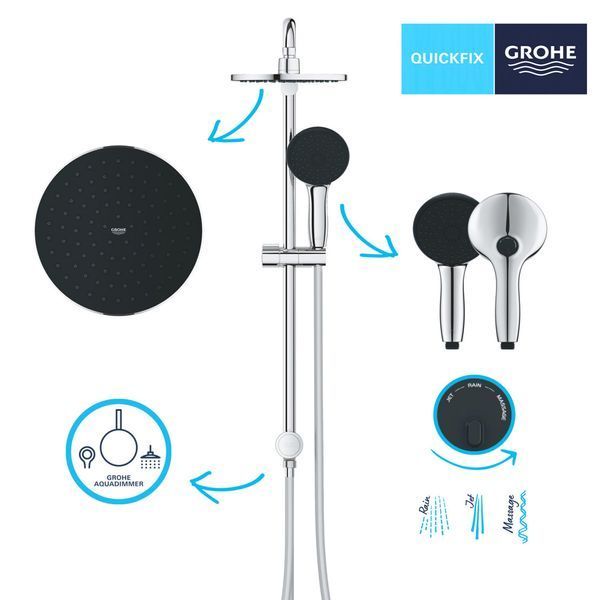 Змішувач термостатичний для душу Grohe QuickFix Precision Flow UA202908TR CV034819 фото