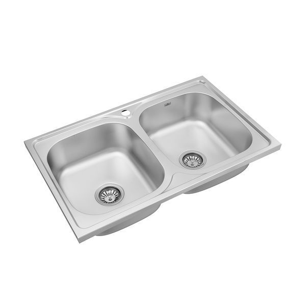 Кухонна мийка накладна Kroner KRP Satin - 5080Z (0.8 мм) CV022822 фото
