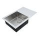 Кухонна мийка Platinum Handmade WHITE GLASS 780х510х200 23645 фото 3