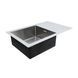Кухонна мийка Platinum Handmade WHITE GLASS 780х510х200 23645 фото 4