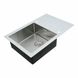 Кухонна мийка Platinum Handmade WHITE GLASS 780х510х200 23645 фото 4