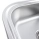 Кухонна мийка з нержавіючої сталі закруглена Platinum ДЕКОР 7848 (0,8/180 мм) 11721 фото 4