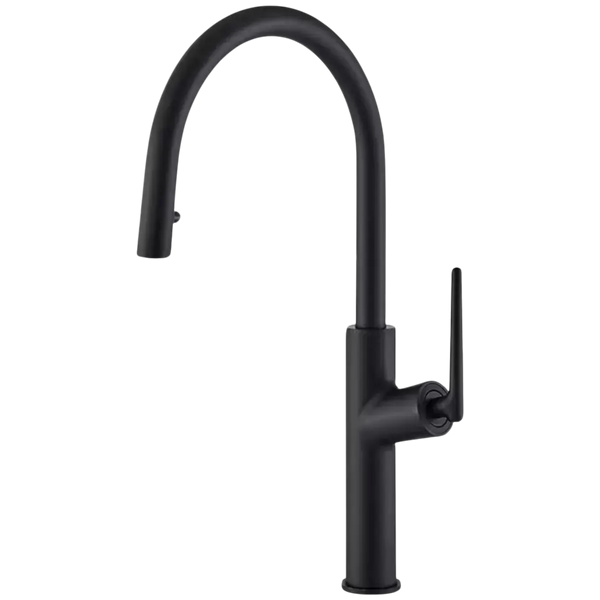 Комплект кухонной мойки Kraft NANO BLACK PVD HS54*48 (3.0/1.0 мм) декор S3688 фото
