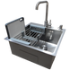Комплект кухонної мийки Kraft KRF 5050 decor (3.0/1.0 мм) S10350 фото 4