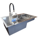 Комплект кухонної мийки Kraft Handmade HS R 780х480 (3.0/1.0 мм) S3738 фото 2