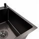 Кухонная мойка CM 78*50 R черная PVD VALESO Handmade (круглый сифон 3,0/0,8) 45906 фото 3