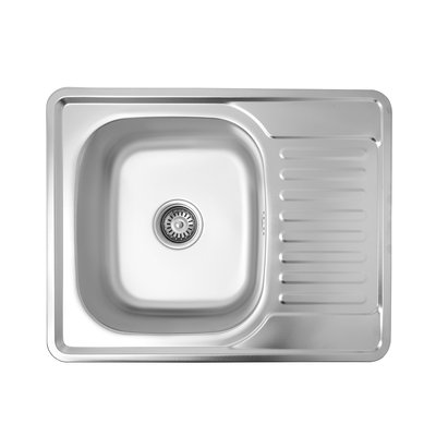Кухонна мийка Kroner KRP Satin - 6350 (0.8 мм) CV022779 фото