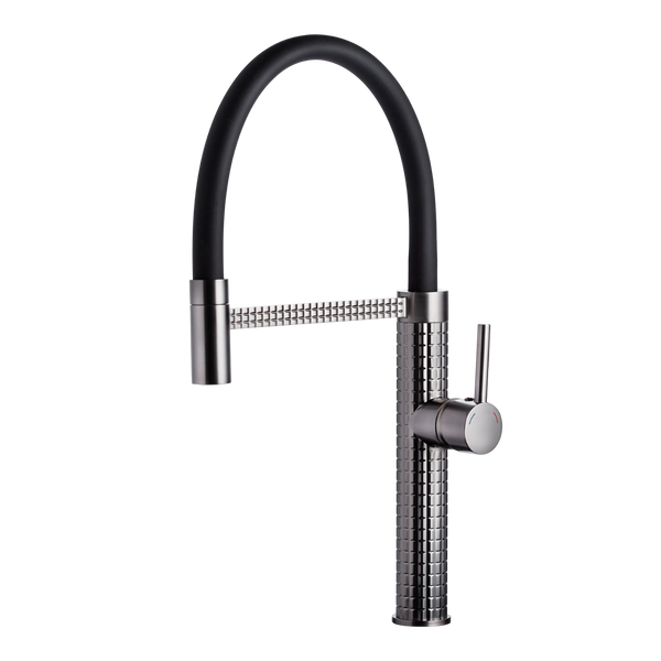 Комплект кухонної мийки Kraft&nbsp;HM&nbsp;- 7848ALB&nbsp;PVD&nbsp;(3.0/1.0 мм) S4971 фото