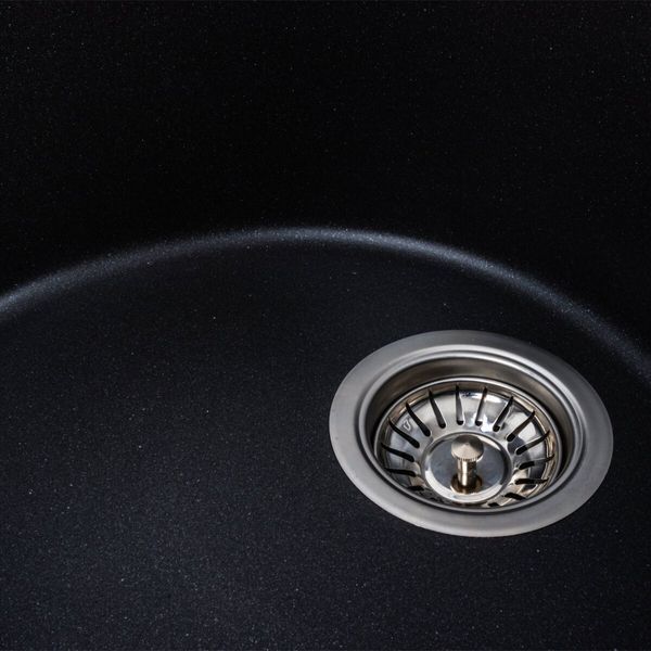 Гранитная мойка для кухни Platinum 5847 ONYX матовый Морион 41622 фото