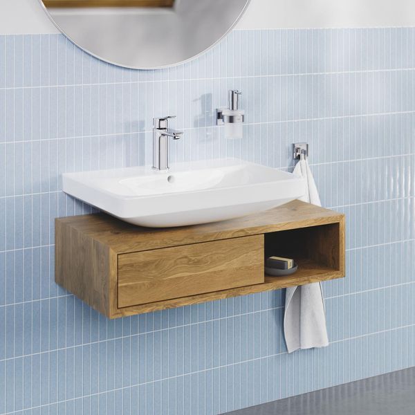 Змішувач для раковини Grohe QuickFix Dice ES M-Size 1018360000 з донним клапаном CV036191 фото