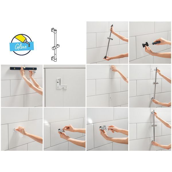 Змішувач для ванни Grohe QuickFix Get з душевою стійкою Vitalio Comfort 110 3288726929 CV036748 фото