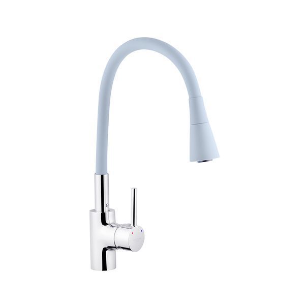 Комплект кухонна мийка Kroner Geb&uuml;rstet-6350RHM + змішувач K&uuml;che-C031GRA + дозатор Spender-016 CVS30128 фото