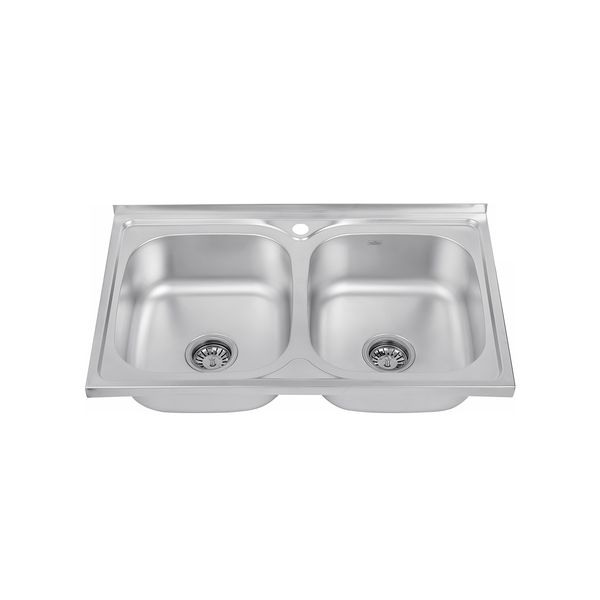 Кухонна мийка накладна Kroner KRP Satin - 5080Z (0.8 мм) CV022822 фото