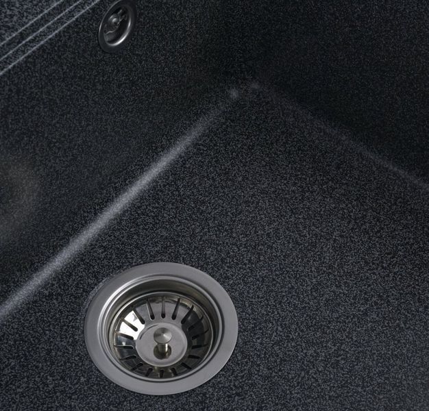 Комплект: Мойка VESTA 5852 графит + Смеситель 56 B NESP графит + Сифон 1041 53979 фото